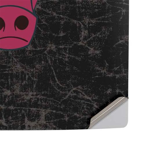 NBA Chicago Bulls Black Distressed PS5 Pro Console Skin