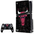 NBA Chicago Bulls Black Distressed PS5 Pro Disk Bundle Skin