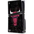 NBA Chicago Bulls Black Distressed PS5 Pro Disk Console Skin