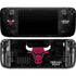 NBA Chicago Bulls Black Distressed Steam Deck Handheld Gaming Computer OLED Skin