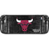 NBA Chicago Bulls Black Distressed Steam Deck Handheld Gaming Computer OLED Skin