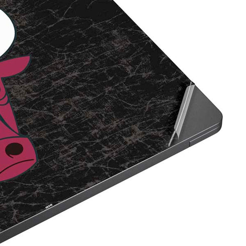 NBA Chicago Bulls Black Distressed Surface Laptop 7 13.8in Skin