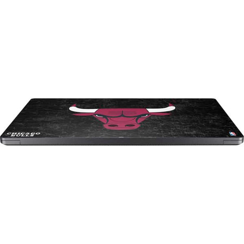 NBA Chicago Bulls Black Distressed Surface Laptop 7 15in Skin