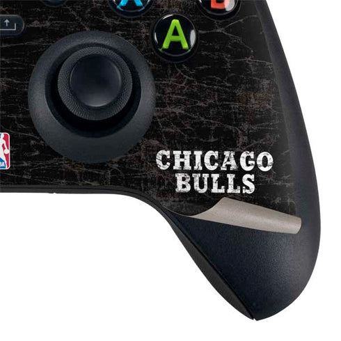 NBA Chicago Bulls Black Distressed XBox Series X Digital Edition Bundle Skin