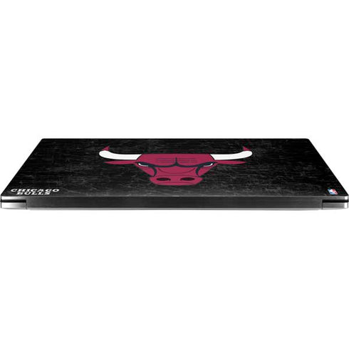 NBA Chicago Bulls Black Distressed Dell XPS Skin