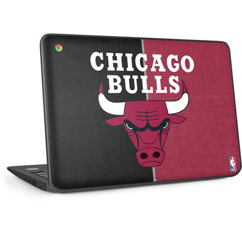 NBA Chicago Bulls Canvas HP Chromebook Skin