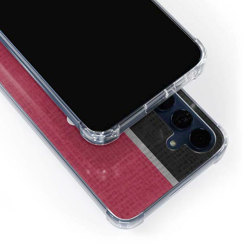 NBA Chicago Bulls Canvas Galaxy A35 5G Clear Case