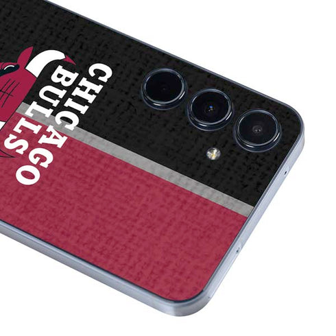 NBA Chicago Bulls Canvas Galaxy A35 5G Skin