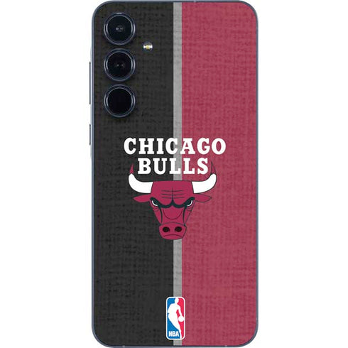 NBA Chicago Bulls Canvas Galaxy A55 5G Skin