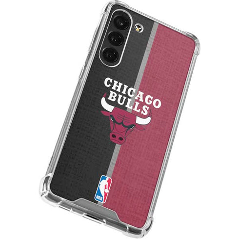 NBA Chicago Bulls Canvas Galaxy S24 FE Clear Case