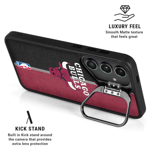 NBA Chicago Bulls Canvas Galaxy S25 Plus Kickstand Case