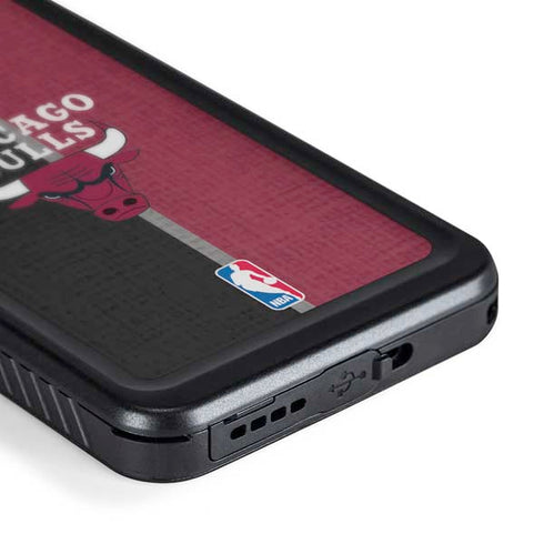 NBA Chicago Bulls Canvas Galaxy S24 Plus Waterproof Case