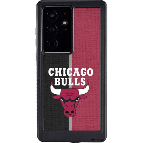 NBA Chicago Bulls Canvas Galaxy S24 Ultra Waterproof Case
