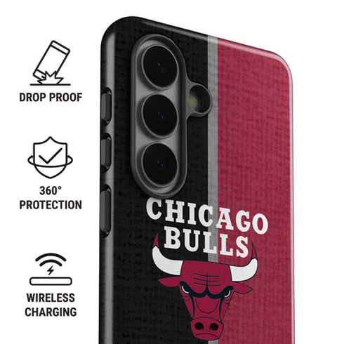 NBA Chicago Bulls Canvas Galaxy S26 Impact Case