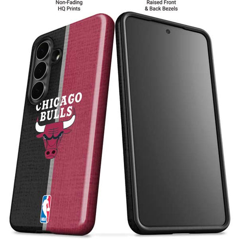 NBA Chicago Bulls Canvas Galaxy S26 Impact Case