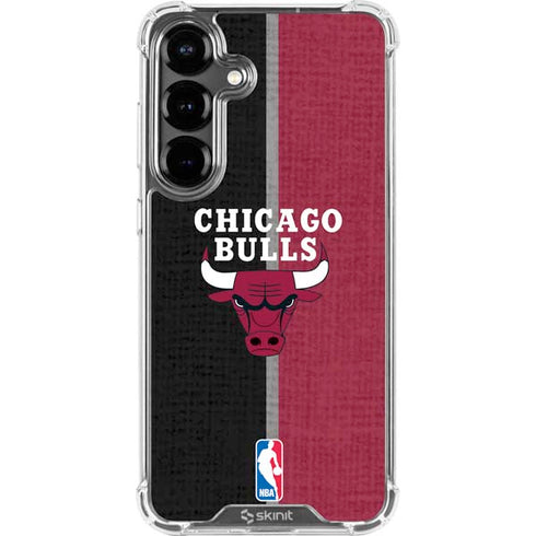 NBA Chicago Bulls Canvas Galaxy S26 Plus Clear Case