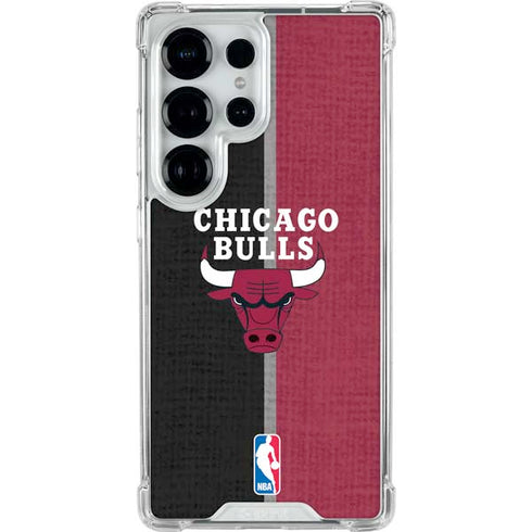 NBA Chicago Bulls Canvas Galaxy S26 Ultra Clear Case