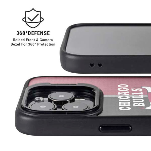 NBA Chicago Bulls Canvas iPhone 14 Pro Max Kickstand Case