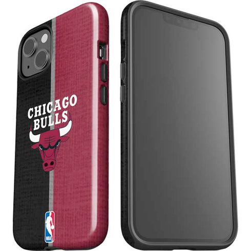 NBA Chicago Bulls Canvas iPhone 15 Impact Case