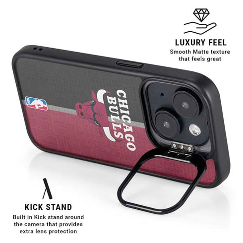 NBA Chicago Bulls Canvas iPhone 15 Kickstand Case