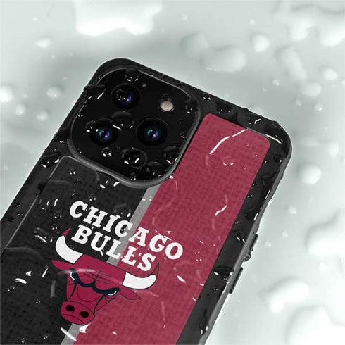NBA Chicago Bulls Canvas iPhone 15 Pro Waterproof Case