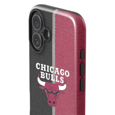 NBA Chicago Bulls Canvas iPhone 16 Impact Case
