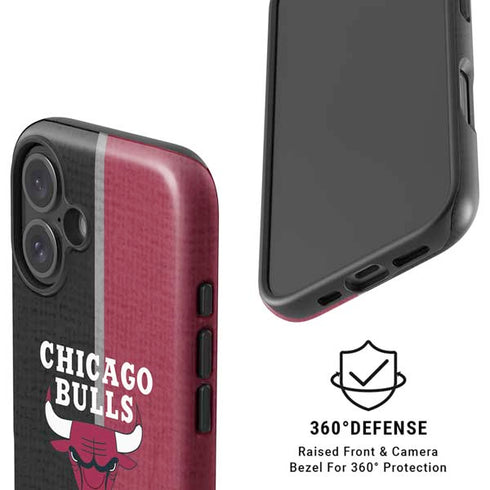 NBA Chicago Bulls Canvas iPhone 16 Magsafe Impact Case