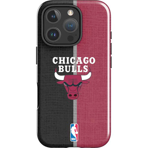 NBA Chicago Bulls Canvas iPhone 16 Pro Impact Case