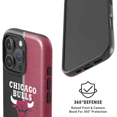 NBA Chicago Bulls Canvas iPhone 16 Pro Magsafe Impact Case