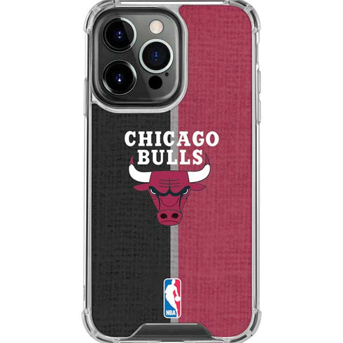 NBA Chicago Bulls Canvas iPhone 16 Pro Max Clear Case