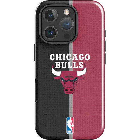NBA Chicago Bulls Canvas iPhone 16 Pro Max Impact Case
