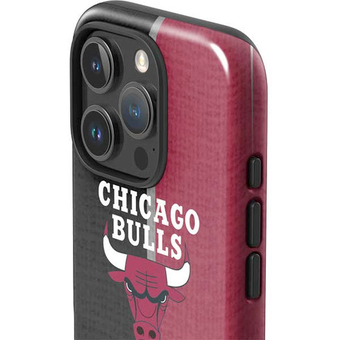 NBA Chicago Bulls Canvas iPhone 16 Pro Max Impact Case