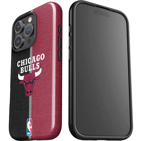 NBA Chicago Bulls Canvas iPhone 16 Pro Max Impact Case