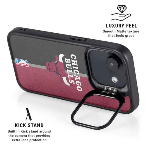 NBA Chicago Bulls Canvas iPhone 16e Kickstand Case