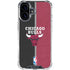NBA Chicago Bulls Canvas iPhone 17 Clear Case