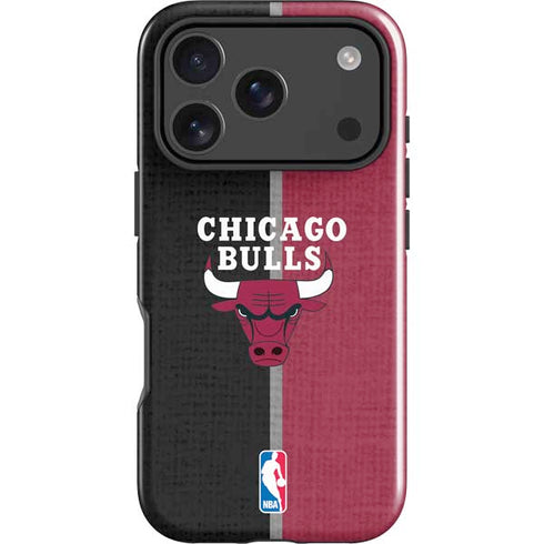 NBA Chicago Bulls Canvas iPhone 18 Pro Max Impact Case