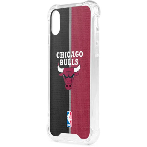 NBA Chicago Bulls Canvas iPhone XS Clear Case
