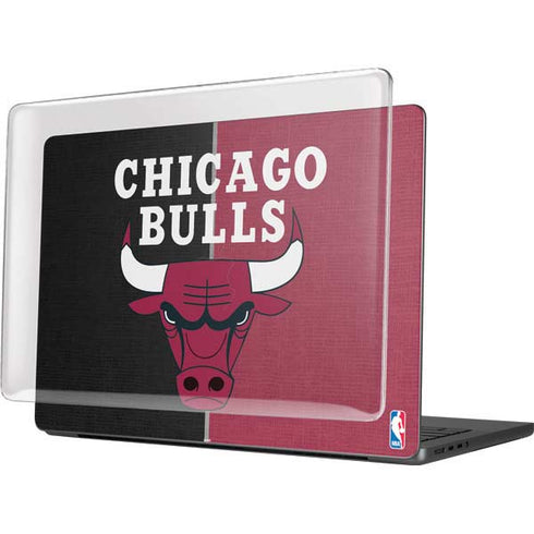 NBA Chicago Bulls Canvas MacBook Pro 14in (2021-24) Case plus Skin