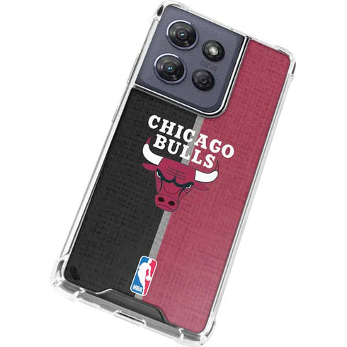 NBA Chicago Bulls Canvas Moto G Stylus 5G (2025) Clear Case