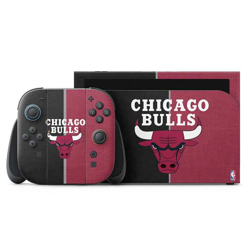 NBA Chicago Bulls Canvas Nintendo Skins