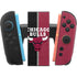 NBA Chicago Bulls Canvas Nintendo Switch 2 (2025) Joy-Con Controller Skin