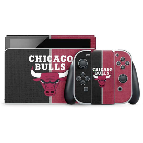 NBA Chicago Bulls Canvas Nintendo Skins