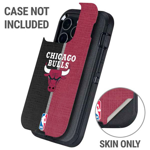 NBA Chicago Bulls Canvas Otterbox Defender iPhone Skin