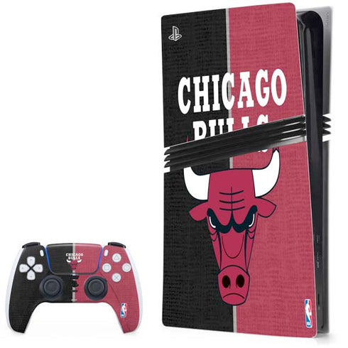 NBA Chicago Bulls Canvas PS5 Pro Bundle Skin
