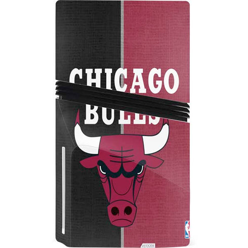 NBA Chicago Bulls Canvas PS5 Pro Disk Console Skin