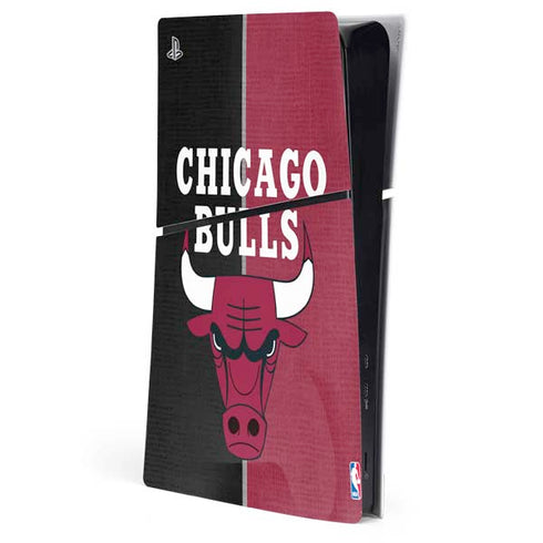 NBA Chicago Bulls Canvas PS5 Slim Digital Edition Console Skin