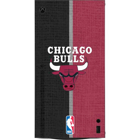 NBA Chicago Bulls Canvas XBox Series X Digital Edition Console Skin