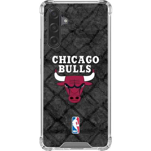 NBA Chicago Bulls Dark Rust Galaxy A17 Clear Case