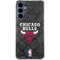 NBA Chicago Bulls Dark Rust Galaxy A35 5G Clear Case