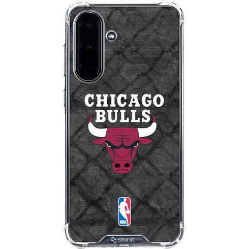 NBA Chicago Bulls Dark Rust Galaxy A36 5G Clear Case